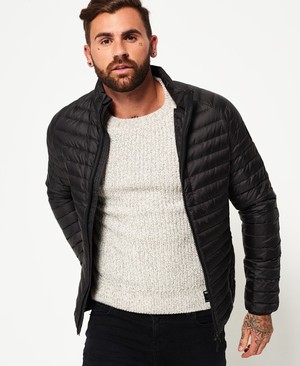 Superdry Core Down Férfi Kabát Fekete | YOAMX5460